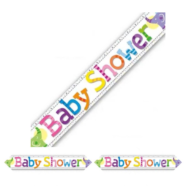 Baby Shower Elephants Banner