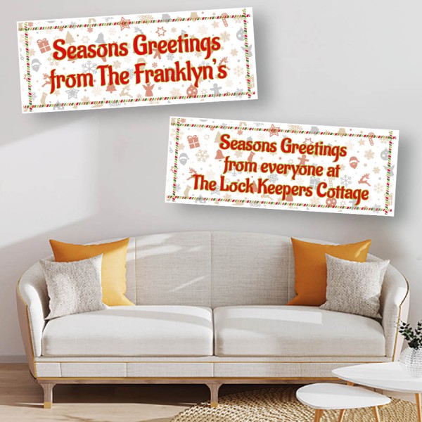 Christmas Personalised Banners