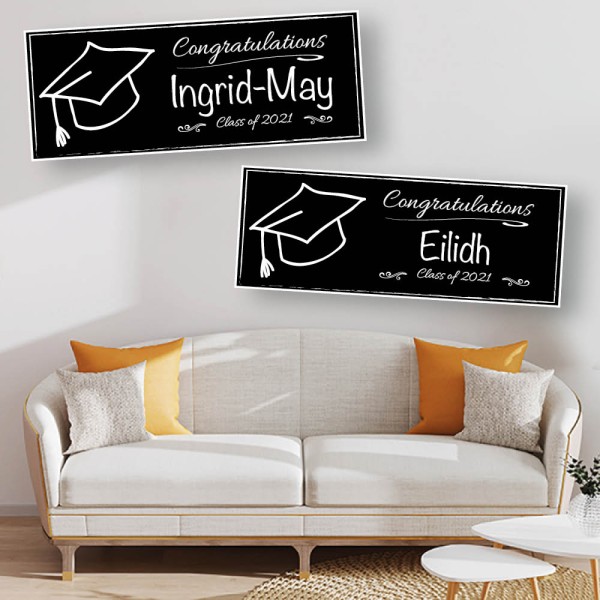 Graduation Personalised Celebration Banners