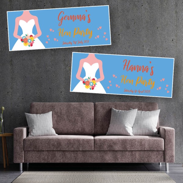Hen Party Personalised Banners
