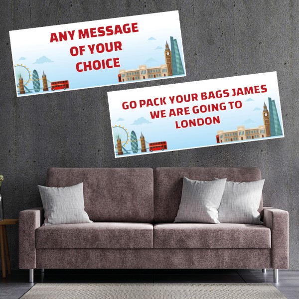 London Travel Personalised Banners