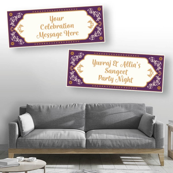Indian Personalised Party Celebration Banners
