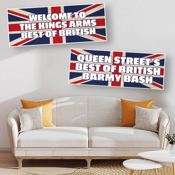 Union Jack Personalised Celebration Banners